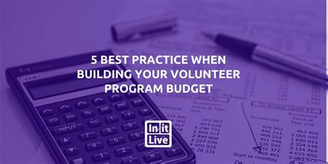 volunteer program budget|Iba pa.
